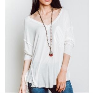 Free People Golden Gate Tee White M